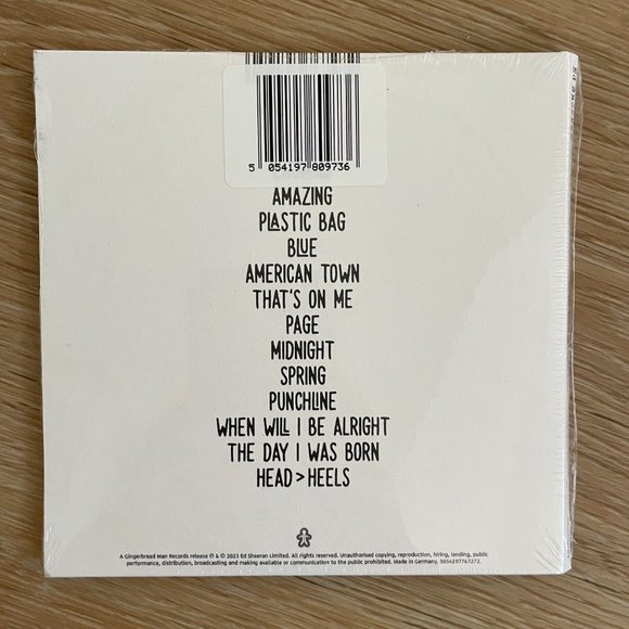 Ed Sheeran NEW and SEALED Autumn Variations * SIGNED * ~ AUTOGRAPHED ~ Art Card - Picture 5 of 6